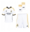Real Madrid David Alaba #4 Thuis tenue Kids 2023-24 Korte Mouwen (+ broek)