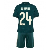 Real Madrid Denzel Dumfries #24 Uit tenue Kids 2026-27 Korte Mouwen (+ broek)