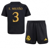 Real Madrid Eder Militao #3 Derde tenue Kids 2023-24 Korte Mouwen (+ broek)