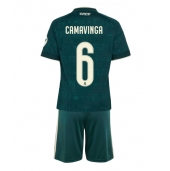 Real Madrid Eduardo Camavinga #6 Uit tenue Kids 2026-27 Korte Mouwen (+ broek)