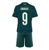 Real Madrid Endrick #9 Uit tenue Kids 2026-27 Korte Mouwen (+ broek)