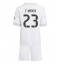 Real Madrid Ferland Mendy #23 Thuis tenue Kids 2025-26 Korte Mouwen (+ broek)