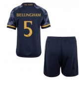 Real Madrid Jude Bellingham #5 Uit tenue Kids 2023-24 Korte Mouwen (+ broek)