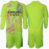 Real Madrid Keeper Derde tenue Kids 2024-25 Lange Mouwen (+ broek)