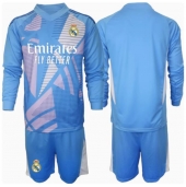 Real Madrid Keeper Thuis tenue Kids 2024-25 Lange Mouwen (+ broek)