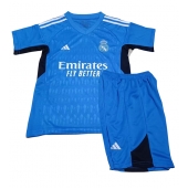 Real Madrid Keeper Uit tenue Kids 2023-24 Korte Mouwen (+ broek)