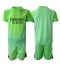 Real Madrid Keeper Uit tenue Kids 2025-26 Korte Mouwen (+ broek)
