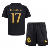 Real Madrid Lucas Vazquez #17 Derde tenue Kids 2023-24 Korte Mouwen (+ broek)