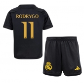 Real Madrid Rodrygo Goes #11 Derde tenue Kids 2023-24 Korte Mouwen (+ broek)