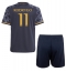 Real Madrid Rodrygo Goes #11 Uit tenue Kids 2023-24 Korte Mouwen (+ broek)