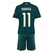 Real Madrid Rodrygo Goes #11 Uit tenue Kids 2026-27 Korte Mouwen (+ broek)