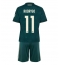 Real Madrid Rodrygo Goes #11 Uit tenue Kids 2026-27 Korte Mouwen (+ broek)