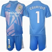 Real Madrid Thibaut Courtois #1 Keeper Thuis tenue Kids 2024-25 Korte Mouwen (+ broek)