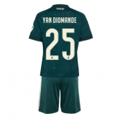 Real Madrid Yan Diomande #25 Uit tenue Kids 2026-27 Korte Mouwen (+ broek)