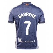 Real Sociedad Ander Barrenetxea #7 Uit tenue 2025-26 Korte Mouwen