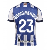 Real Sociedad Brais Mendez #23 Thuis tenue 2025-26 Korte Mouwen
