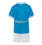 SSC Napoli Thuis tenue Kids 2025-26 Korte Mouwen (+ broek)