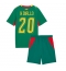 Senegal Habib Diallo #20 Uit tenue Kids WK 2026 Korte Mouwen (+ broek)