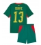 Senegal Iliman Ndiaye #13 Uit tenue Kids WK 2026 Korte Mouwen (+ broek)