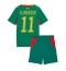 Senegal Nicolas Jackson #11 Uit tenue Kids WK 2026 Korte Mouwen (+ broek)