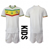 Senegal Thuis tenue Kids WK 2022 Korte Mouwen (+ broek)