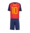 Spanje Dani Olmo #10 Thuis tenue Kids WK 2026 Korte Mouwen (+ broek)