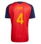 Spanje Eric Garcia #4 Thuis tenue WK 2026 Korte Mouwen