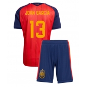 Spanje Joan Garcia #13 Thuis tenue Kids WK 2026 Korte Mouwen (+ broek)