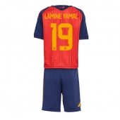 Spanje Lamine Yamal #19 Thuis tenue Kids WK 2026 Korte Mouwen (+ broek)