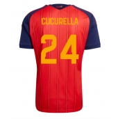 Spanje Marc Cucurella #24 Thuis tenue WK 2026 Korte Mouwen