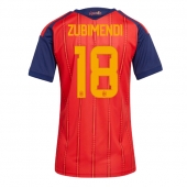 Spanje Martin Zubimendi #18 Thuis tenue Dames WK 2026 Korte Mouwen