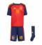 Spanje Martin Zubimendi #18 Thuis tenue Kids WK 2026 Korte Mouwen (+ broek)