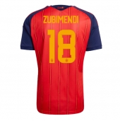 Spanje Martin Zubimendi #18 Thuis tenue WK 2026 Korte Mouwen