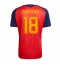 Spanje Martin Zubimendi #18 Thuis tenue WK 2026 Korte Mouwen