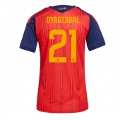Spanje Mikel Oyarzabal #21 Thuis tenue Dames WK 2026 Korte Mouwen