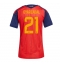 Spanje Mikel Oyarzabal #21 Thuis tenue Dames WK 2026 Korte Mouwen