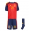 Spanje Mikel Oyarzabal #21 Thuis tenue Kids WK 2026 Korte Mouwen (+ broek)