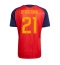 Spanje Mikel Oyarzabal #21 Thuis tenue WK 2026 Korte Mouwen