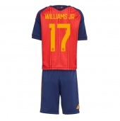 Spanje Nico Williams #17 Thuis tenue Kids WK 2026 Korte Mouwen (+ broek)