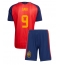 Spanje Paez Gavi #9 Thuis tenue Kids WK 2026 Korte Mouwen (+ broek)