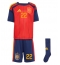 Spanje Pau Cubarsi #22 Thuis tenue Kids WK 2026 Korte Mouwen (+ broek)