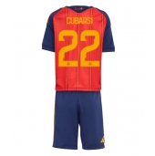 Spanje Pau Cubarsi #22 Thuis tenue Kids WK 2026 Korte Mouwen (+ broek)