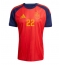 Spanje Pau Cubarsi #22 Thuis tenue WK 2026 Korte Mouwen