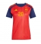 Spanje Pedri Gonzalez #20 Thuis tenue Dames WK 2026 Korte Mouwen