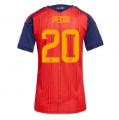 Spanje Pedri Gonzalez #20 Thuis tenue Dames WK 2026 Korte Mouwen