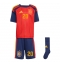 Spanje Pedri Gonzalez #20 Thuis tenue Kids WK 2026 Korte Mouwen (+ broek)
