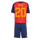 Spanje Pedri Gonzalez #20 Thuis tenue Kids WK 2026 Korte Mouwen (+ broek)