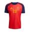 Spanje Pedri Gonzalez #20 Thuis tenue WK 2026 Korte Mouwen