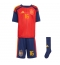 Spanje Rodri Hernandez #16 Thuis tenue Kids WK 2026 Korte Mouwen (+ broek)