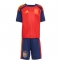 Spanje Thuis tenue Kids WK 2026 Korte Mouwen (+ broek)